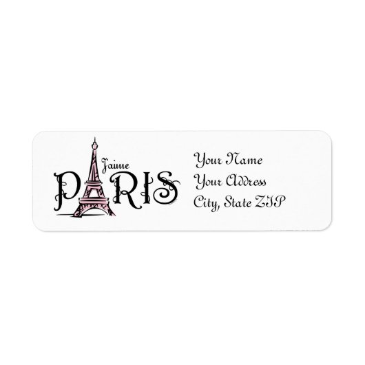 J'aime Paris Label (Voorkant)