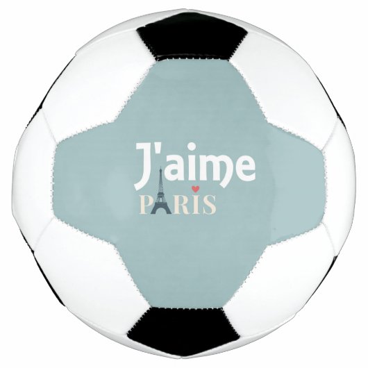 J'aime Paris Soccer Ball (Devant)