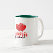 j'aime père Noël vacances joyeux Noël tasse design (Devant droit)