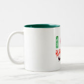 j'aime père Noël vacances joyeux Noël tasse design (Gauche)