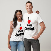 J'aime plus de T-shirt de sonnaille (Unisexe)