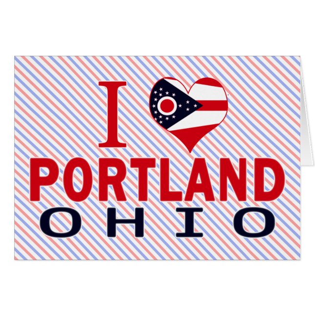 J'aime Portland, Ohio (Devant horizontal)