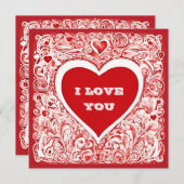 J'Aime Que Vous Me Marierez Valentines Carte (Devant / Derrière)