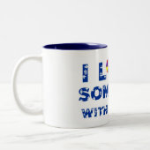 J'aime quelqu'un avec la tasse d'autisme (Gauche)