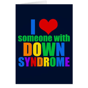 J'Aime Quelqu'Un Avec Le Syndrome De Down Rainbow