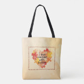 J'aime quelqu'un avec un sac réutilisable Autism (Dos)