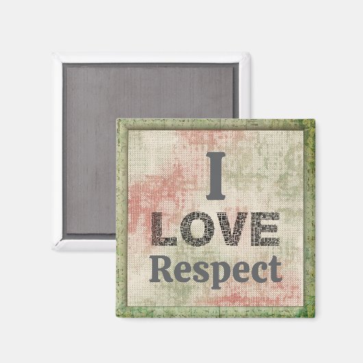 J'aime Respect Magnet (Recto/Verso)