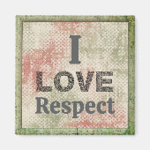 J'aime Respect Magnet (Devant)