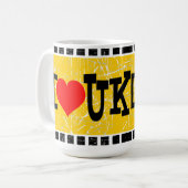 J'aime Royaume-Uni - Mugs (Devant gauche)