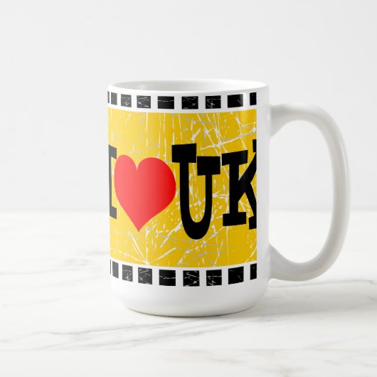 J'aime Royaume-Uni - Mugs (Droite)