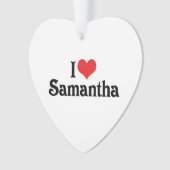 J'aime Samantha (devant)
