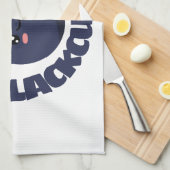 J'aime serviette de cuisine Blackcurrant (Quart Plié)