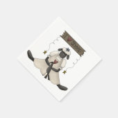 J'aime serviettes en papier mouton (Coin)