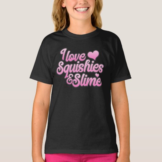 J'aime Squishies et T-shirt de boue (Devant)
