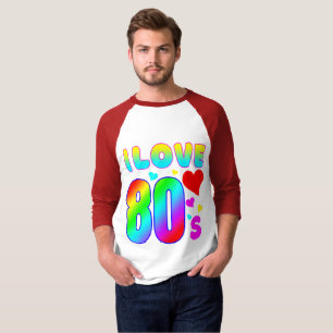 j'aime T-Shirt des années 80