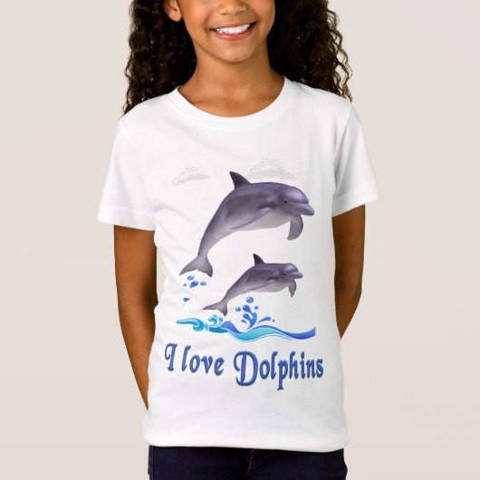 J'aime T-shirt Dolphins (Devant)
