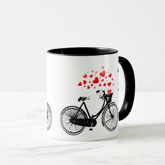 J'aime tellement le vélo que je m'amuse Citer Mug (Devant droit)