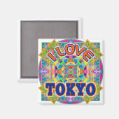 J'AIME TOKYO Happy Magnet (Recto/Verso)