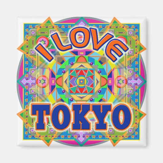 J'AIME TOKYO Happy Magnet (Devant)
