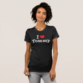 J'aime Tommy heart T-Shirt (Devant entier)