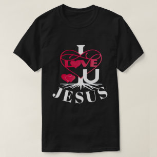 J'AIME U JESUS DARK T-SHIRT