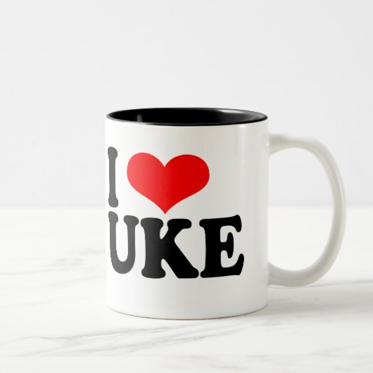 J'aime Uke Ukulele Mug (Droit)