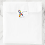 J'aime un enfant avec Sticker Autism (Sac)