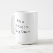 J'aime un peu de café avec ma tasse de café de (Devant gauche)