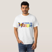 J'aime un T-shirt d'Aspie (Devant entier)