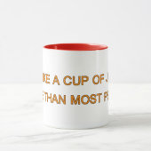 J'aime une tasse de joe plus... | Drôle Slogans de (Centre)