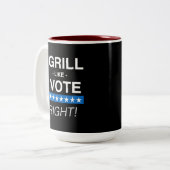 "J'AIME VOTER... D'ACCORD !" Mug (Devant gauche)