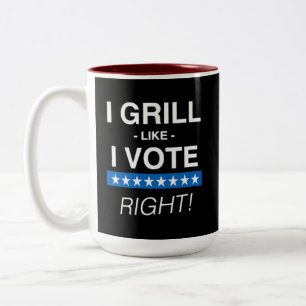 "J'AIME VOTER... D'ACCORD !" Mug