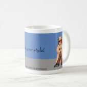 J'aime votre style ! Tasse d'ours de Fedora (Devant droit)