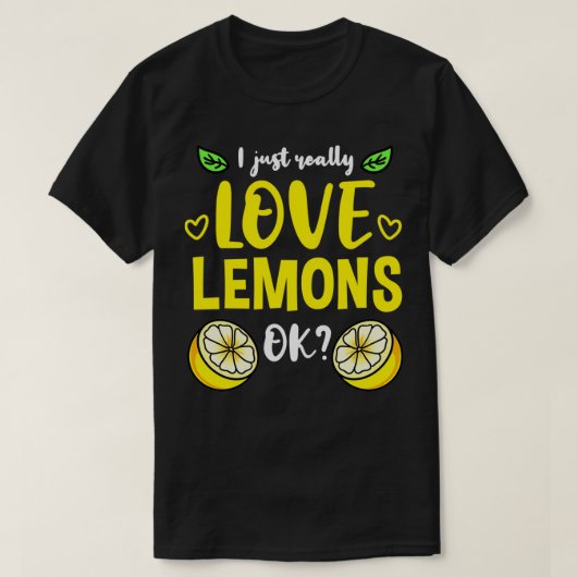 J'Aime Vraiment Les Citrons Ok Pullover (Design devant)
