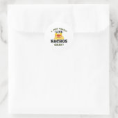 J'Aime Vraiment Nachos Drôle Sticker Citation (Sac)