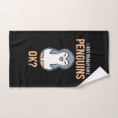 J'Aime Vraiment Penguin (Serviette à main)