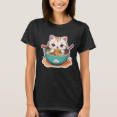 J'Aime Vraiment Ramen Kitten Tshirt (Devant)