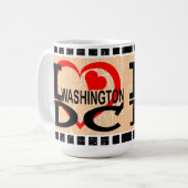 J'aime Washington D.C - Mugs (Devant gauche)