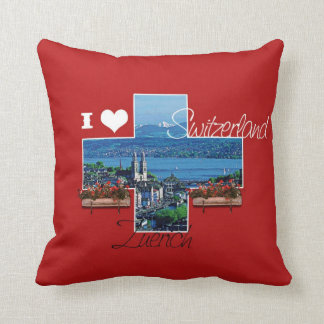 J'aime Zurich, Suisse - coussin