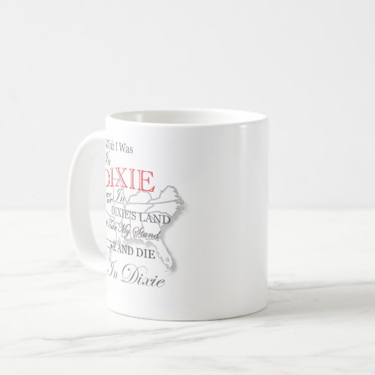 J'Aimerais Être Dans Dixie Coffee Cup Mug 11 oz (Devant gauche)