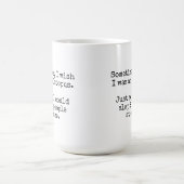 "J'aimerais être une pieuvre" Mug (Centre)