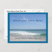 J'Aimerais Que Vous Étiez Ici Carte Postale IBSP N (Devant / Derrière)