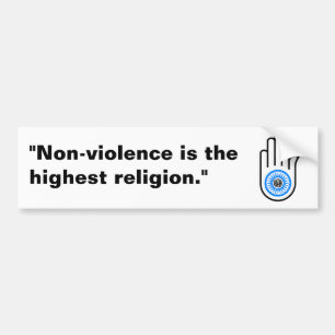 Jain Hand Bumpersticker