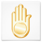 Jain Symbol Foto Afdruk (Voorkant)