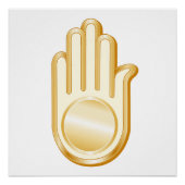 Jain Symbol Perfect Poster (Voorkant)