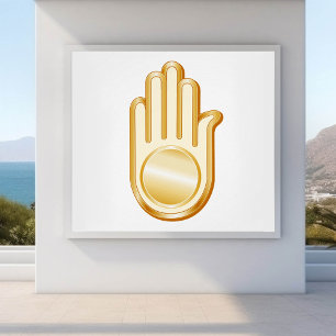 Jain Symbol Perfect Poster