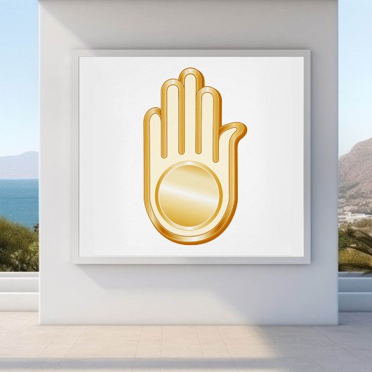 Jain Symbol Perfect Poster