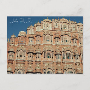 jaipur hawa mahal briefkaart