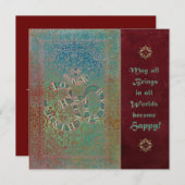 Jaipur - Kaart, Uitnodiging (Voorkant / Achterkant)