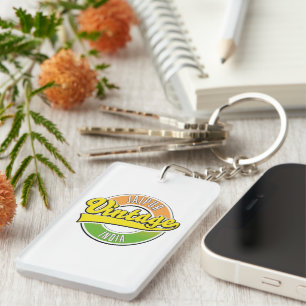 Jaipur vintage stijl logo sleutelhanger